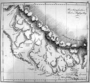 Chart part of baffins Bay